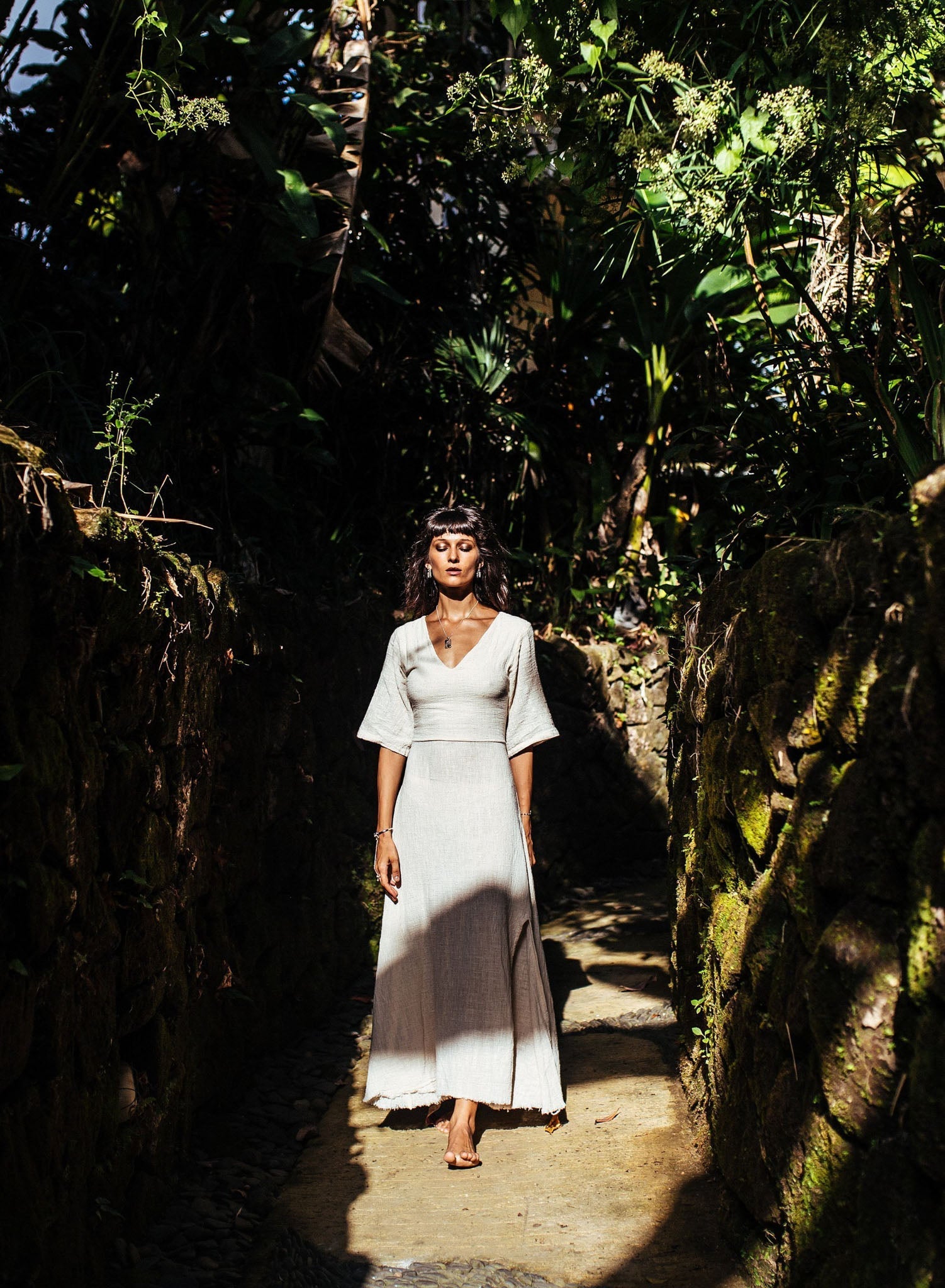 Boho Simple Wedding Dress "Cristal de Floresta" - AYA SW IDR