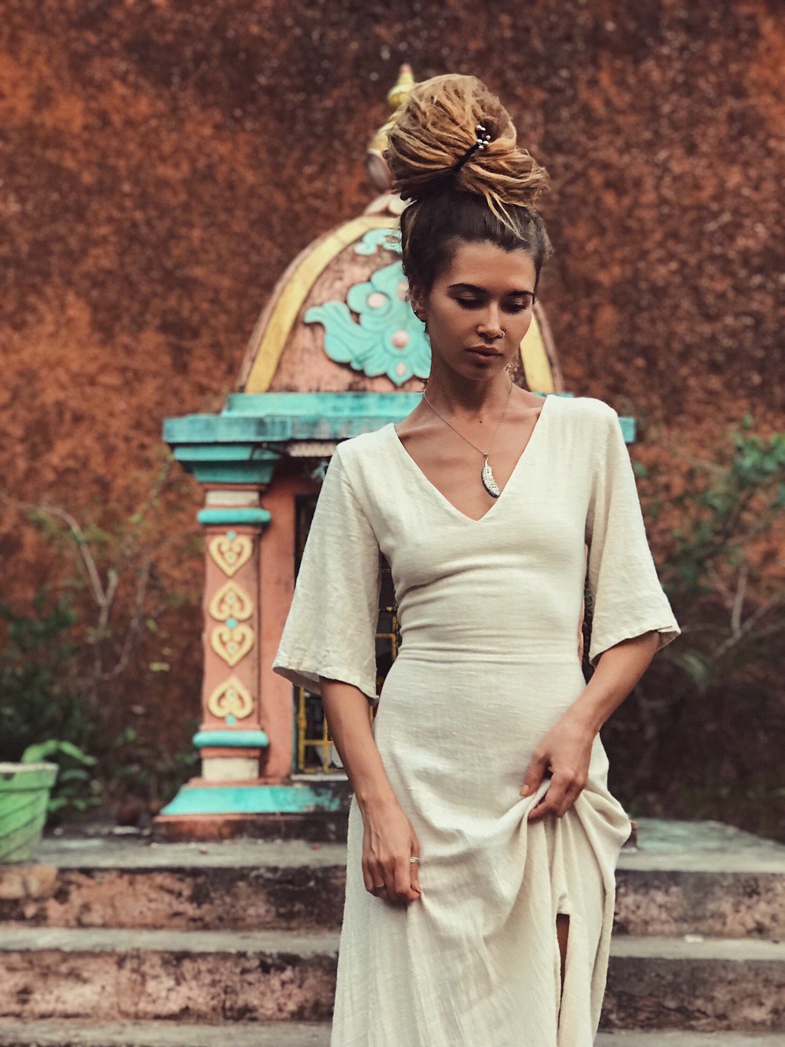 Boho Simple Wedding Dress "Cristal de Floresta" - AYA SW IDR