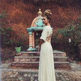 Boho Simple Wedding Dress "Cristal de Floresta" - AYA SW IDR