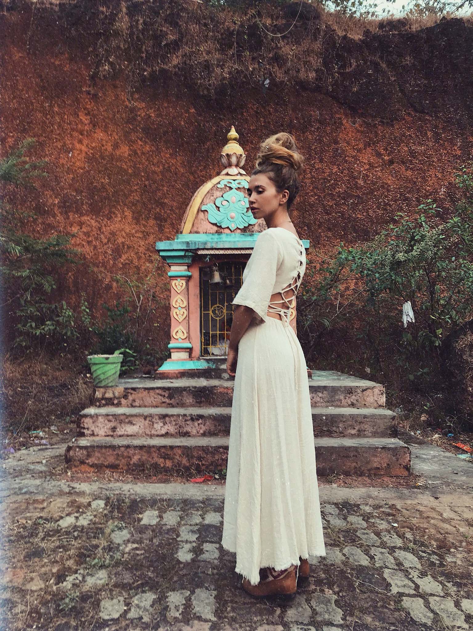 Boho Simple Wedding Dress "Cristal de Floresta" - AYA SW IDR