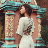 Boho Simple Wedding Dress "Cristal de Floresta" - AYA SW IDR