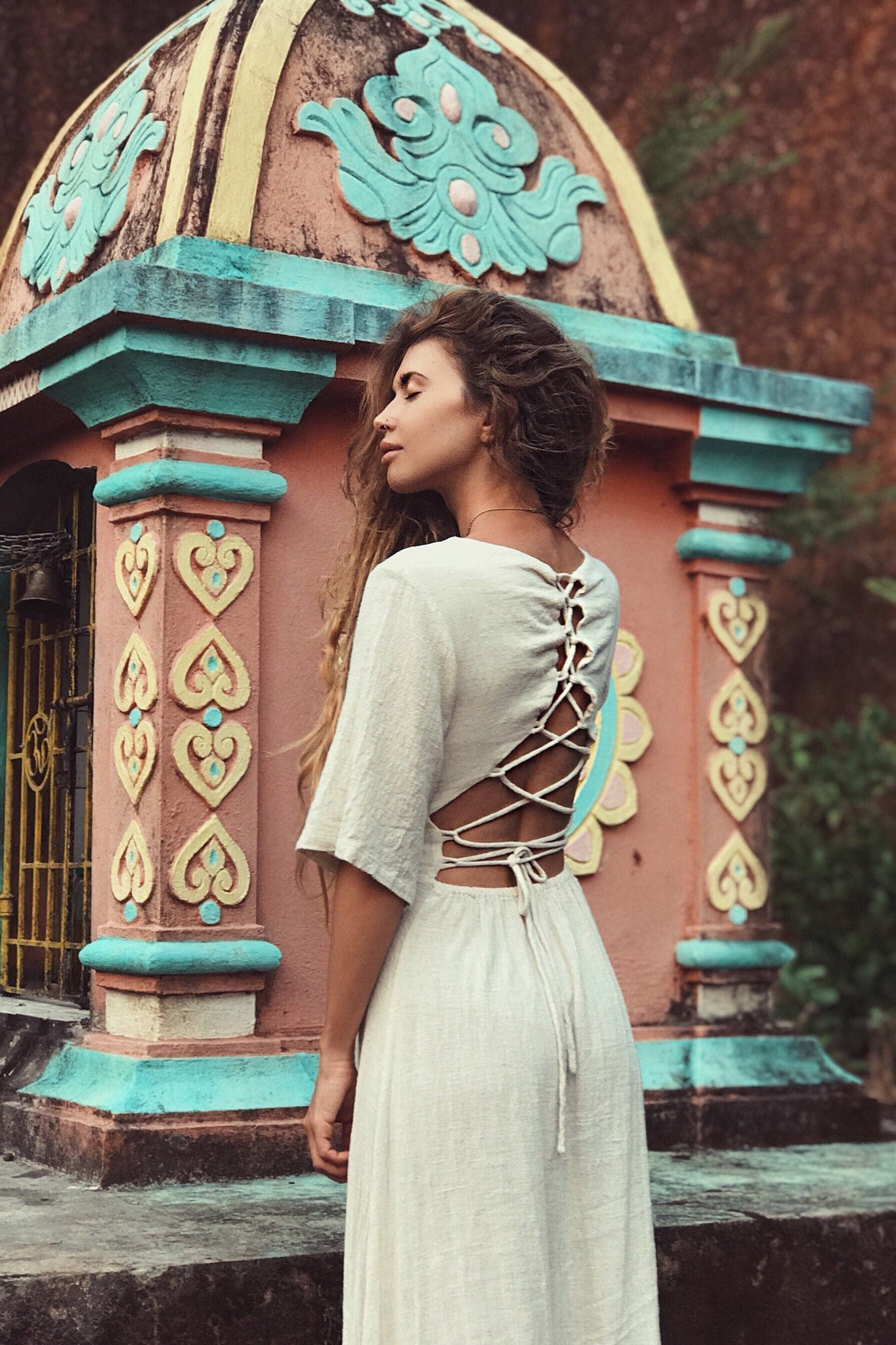 Boho Simple Wedding Dress "Cristal de Floresta" - AYA SW IDR