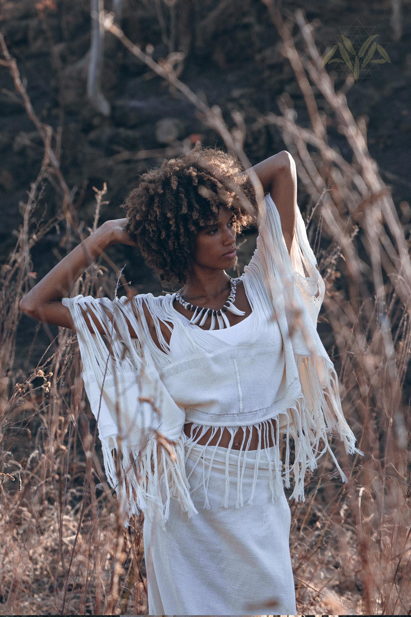 Boho Top • Bohemian Top • Boho Cover Up Women • Hand Loomed Cotton Blouse - AYA SW IDR