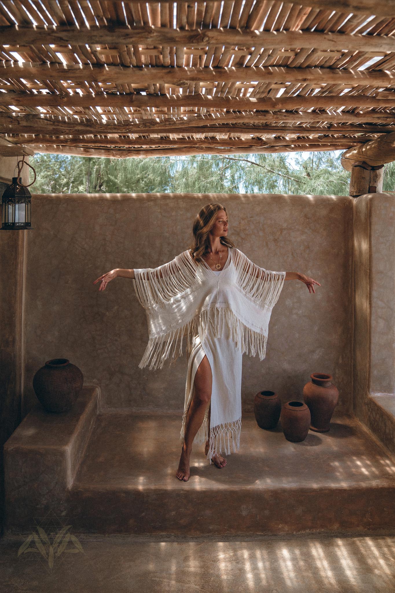Boho Top • Bohemian Top • Boho Cover Up Women • Hand Loomed Cotton Blouse - AYA SW IDR