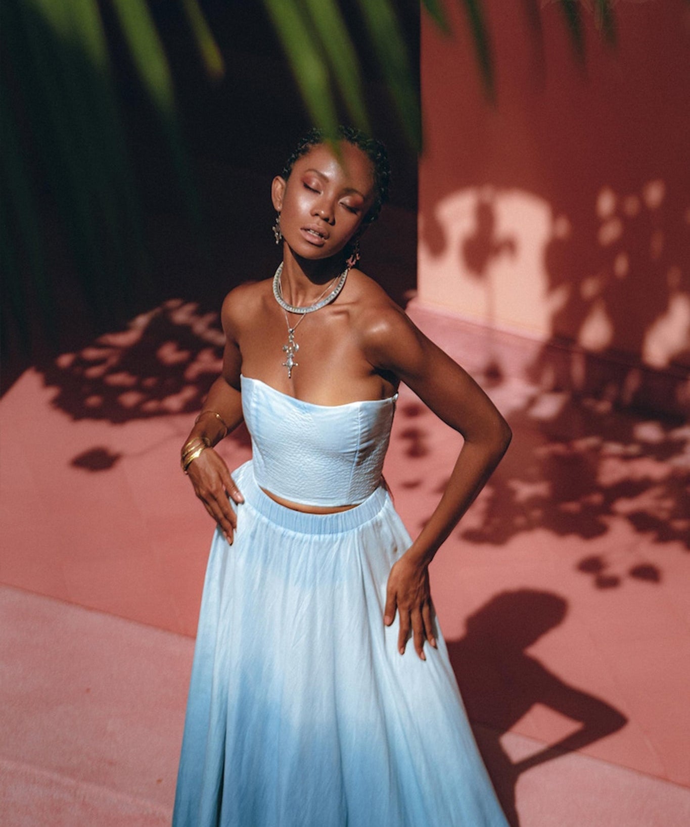 Boho Top Corset Skirt Set • Bohemian Crop Top Corset and Skirt - AYA SW IDR