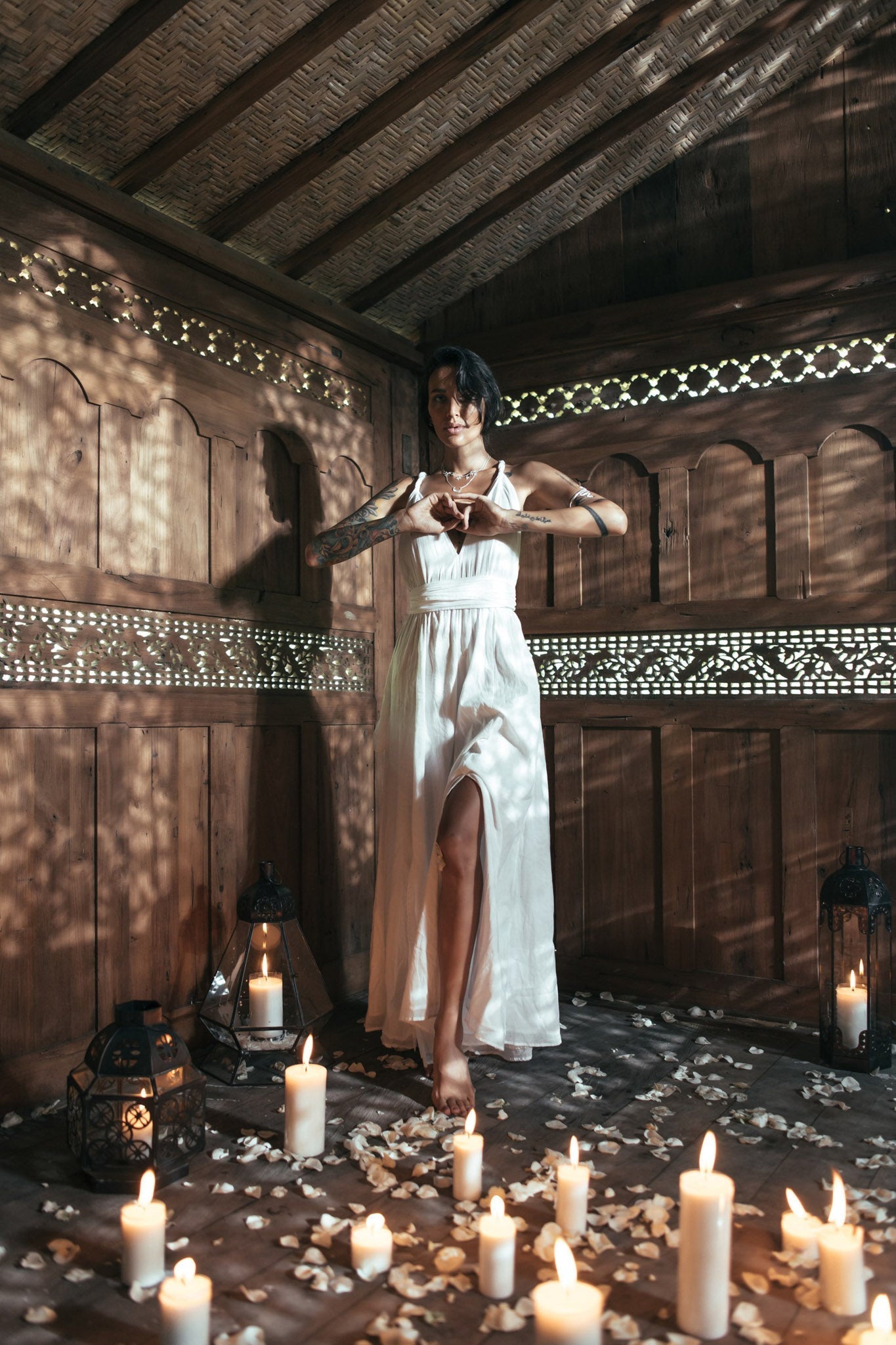 Boho Wedding Dress • Bohemian Goddess Long Maxi Dress - AYA SW IDR