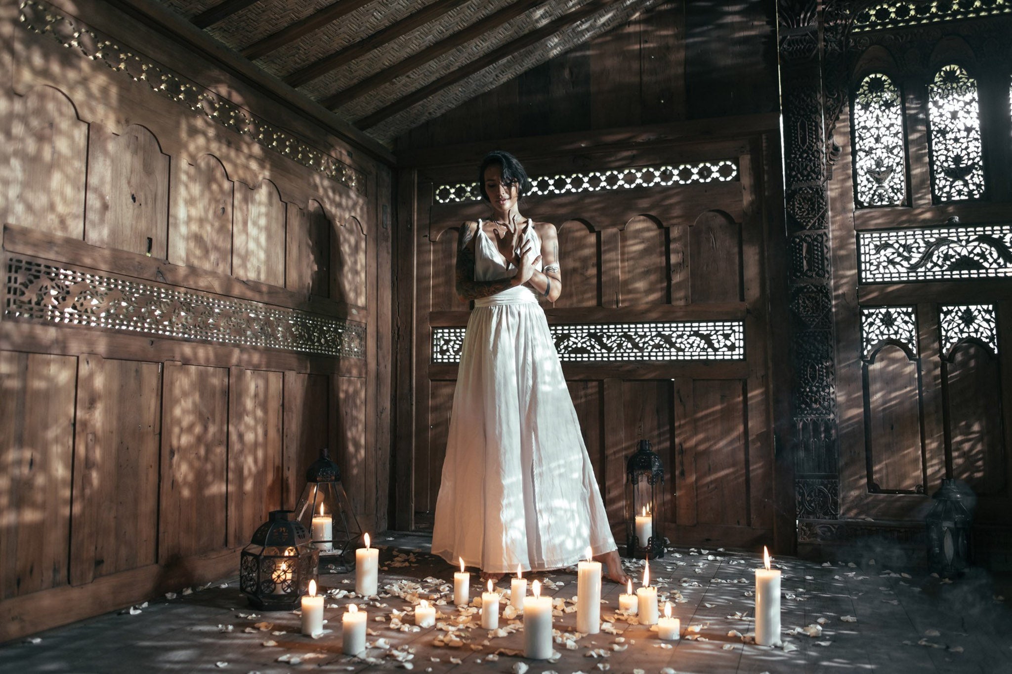 Boho Wedding Dress • Bohemian Goddess Long Maxi Dress - AYA SW IDR