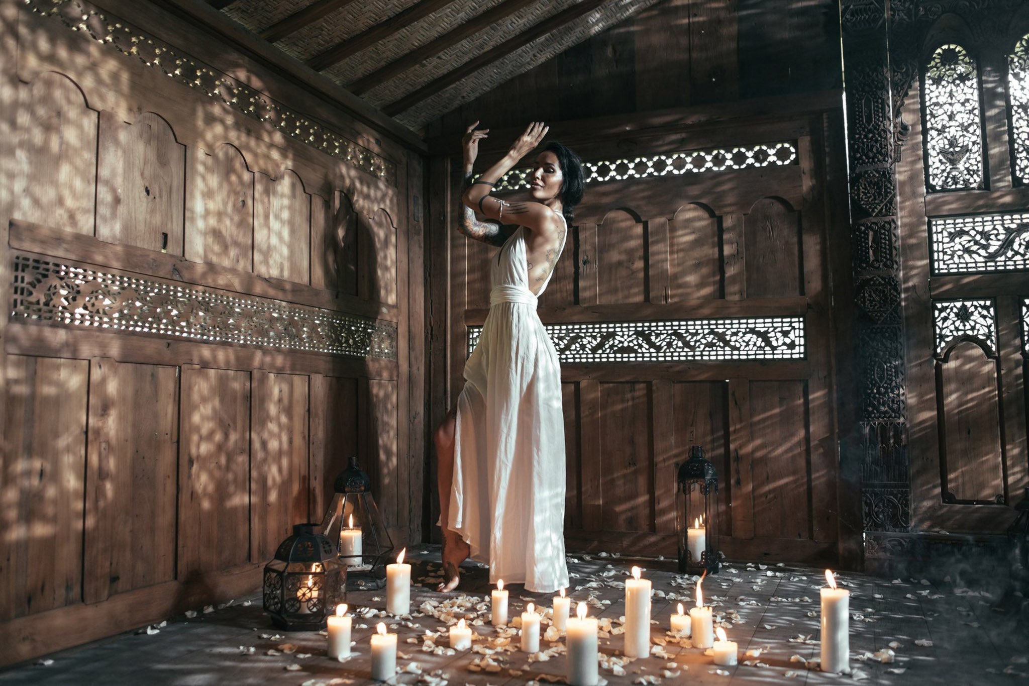 Boho Wedding Dress • Bohemian Goddess Long Maxi Dress - AYA SW IDR