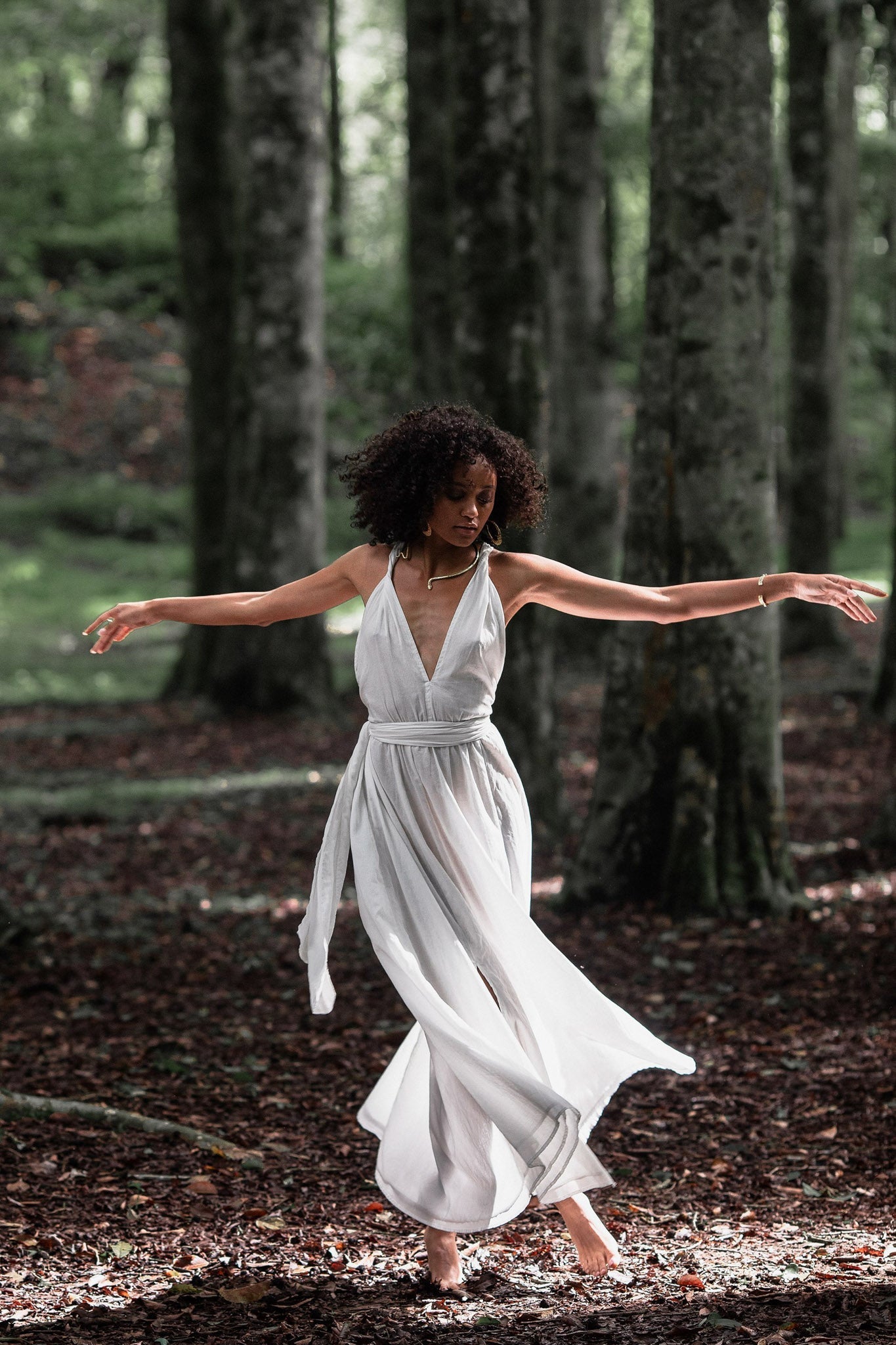 Boho Wedding Dress • Bohemian Goddess Long Maxi Dress - AYA SW IDR