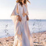 Boho Wedding Dress for Women • Open Back Sides Belly Dress - AYA SW IDR