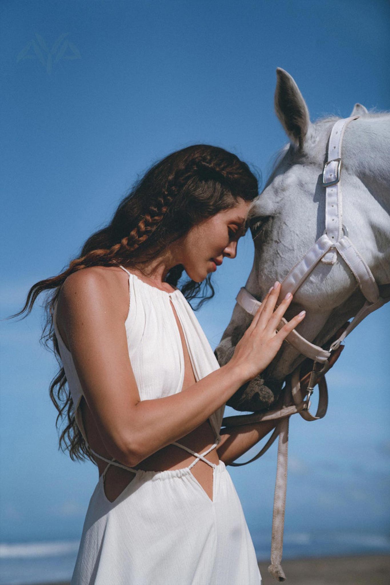 Boho Wedding Dress for Women • Open Back Sides Belly Dress - AYA SW IDR