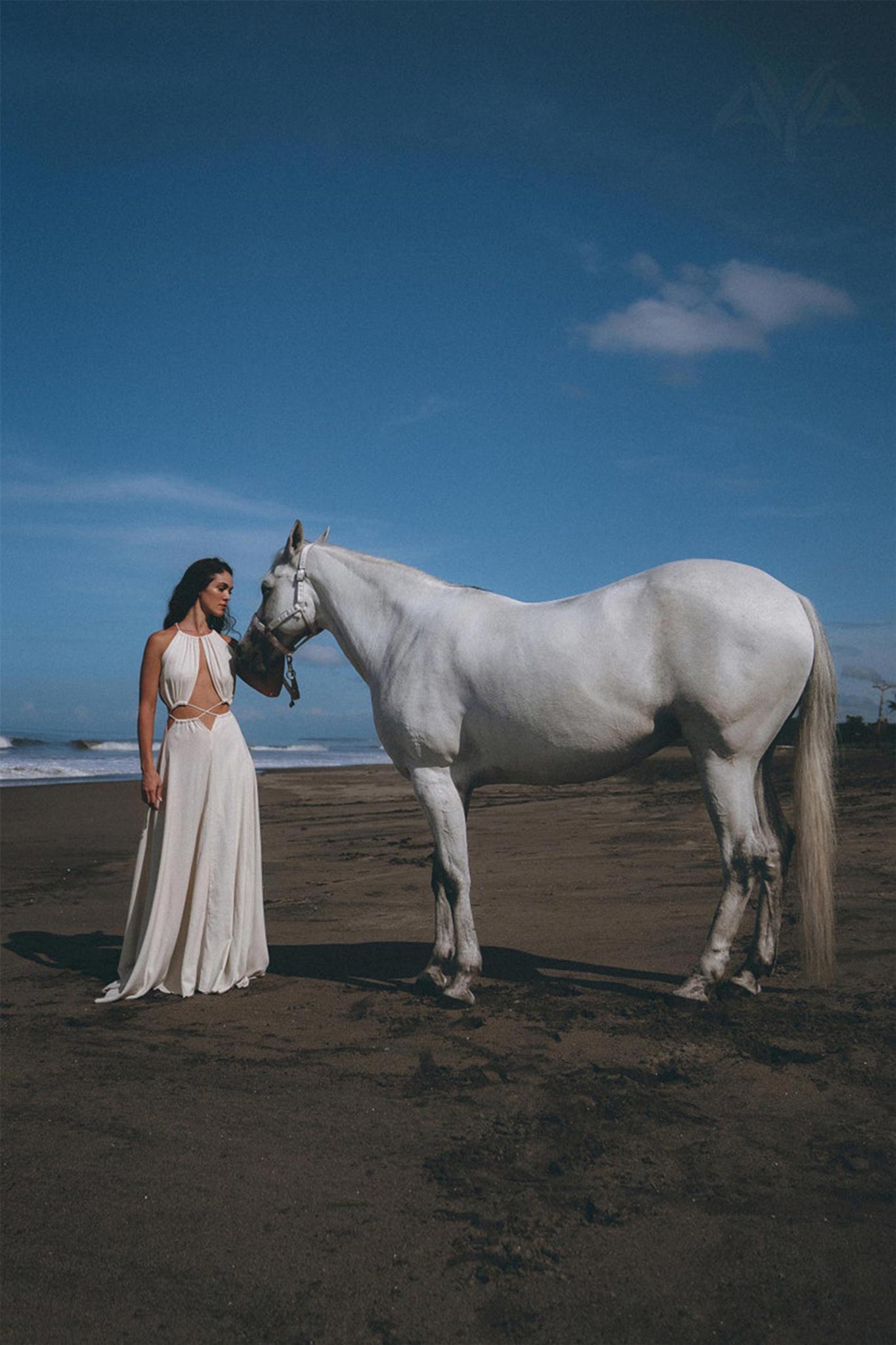 Boho Wedding Dress for Women • Open Back Sides Belly Dress - AYA SW IDR