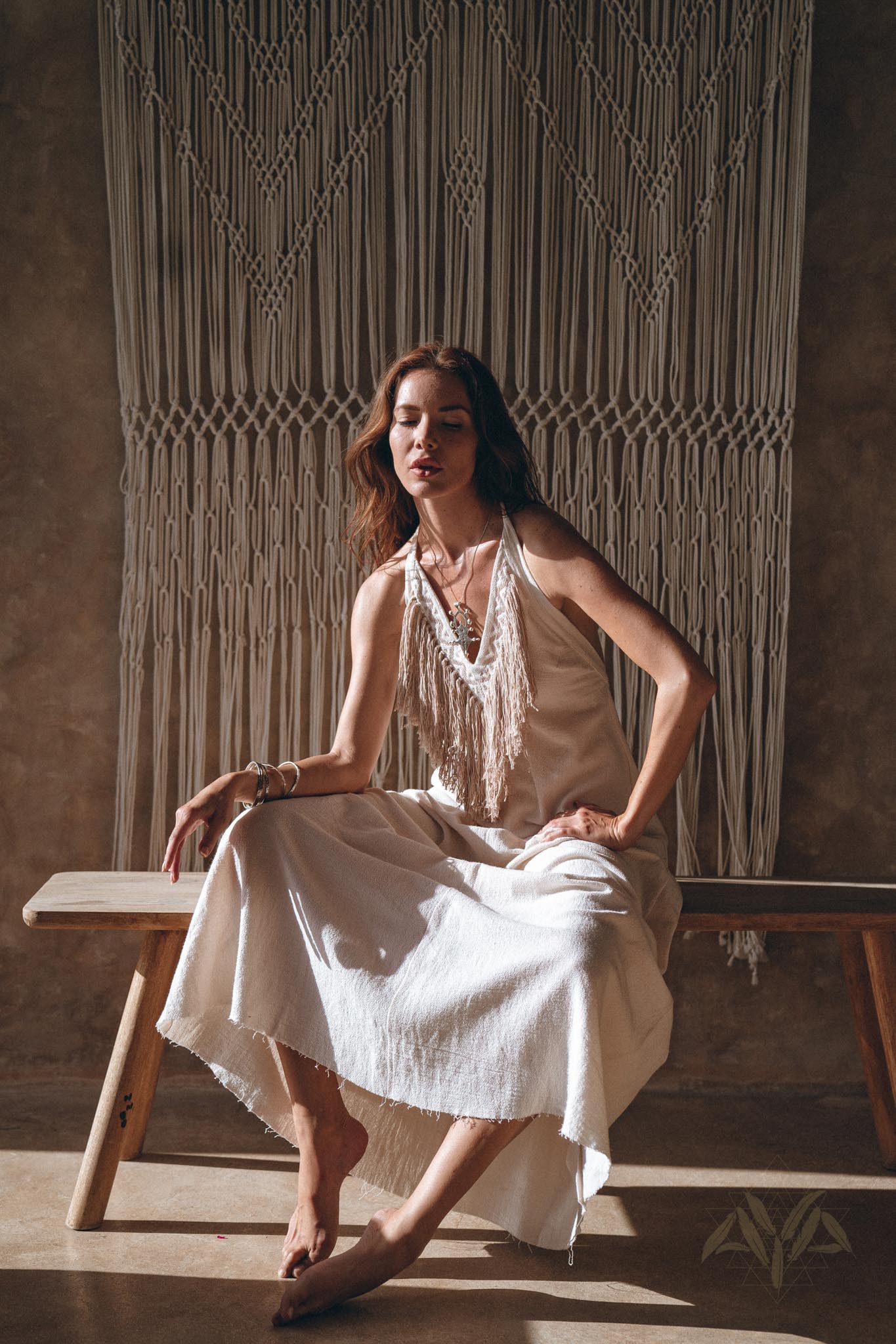 Boho Wedding Dress • Simple Wedding Dress • Off - White Boho Dress - AYA SW IDR