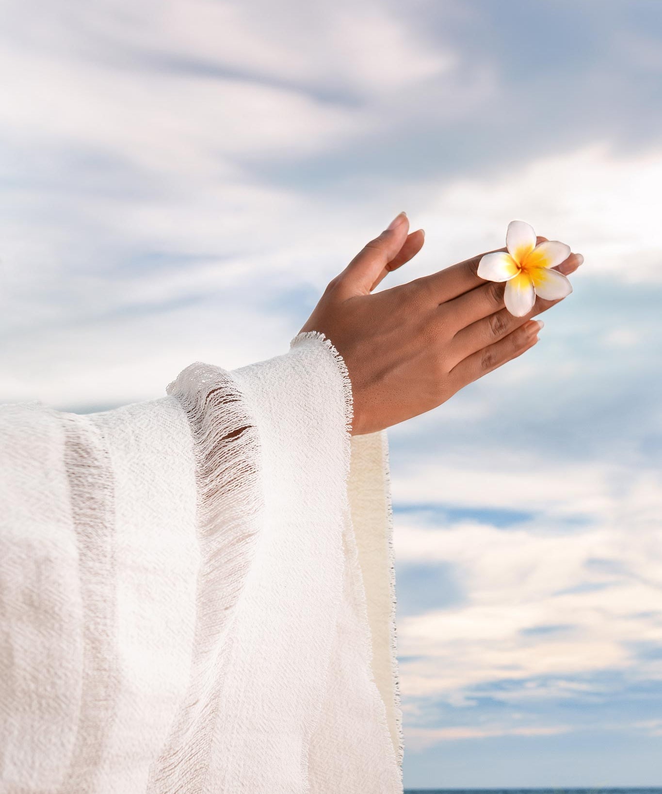 Boho Wrap Top • Wide Sleeve Crop Top • Organic Kimono Blouse - AYA SW IDR