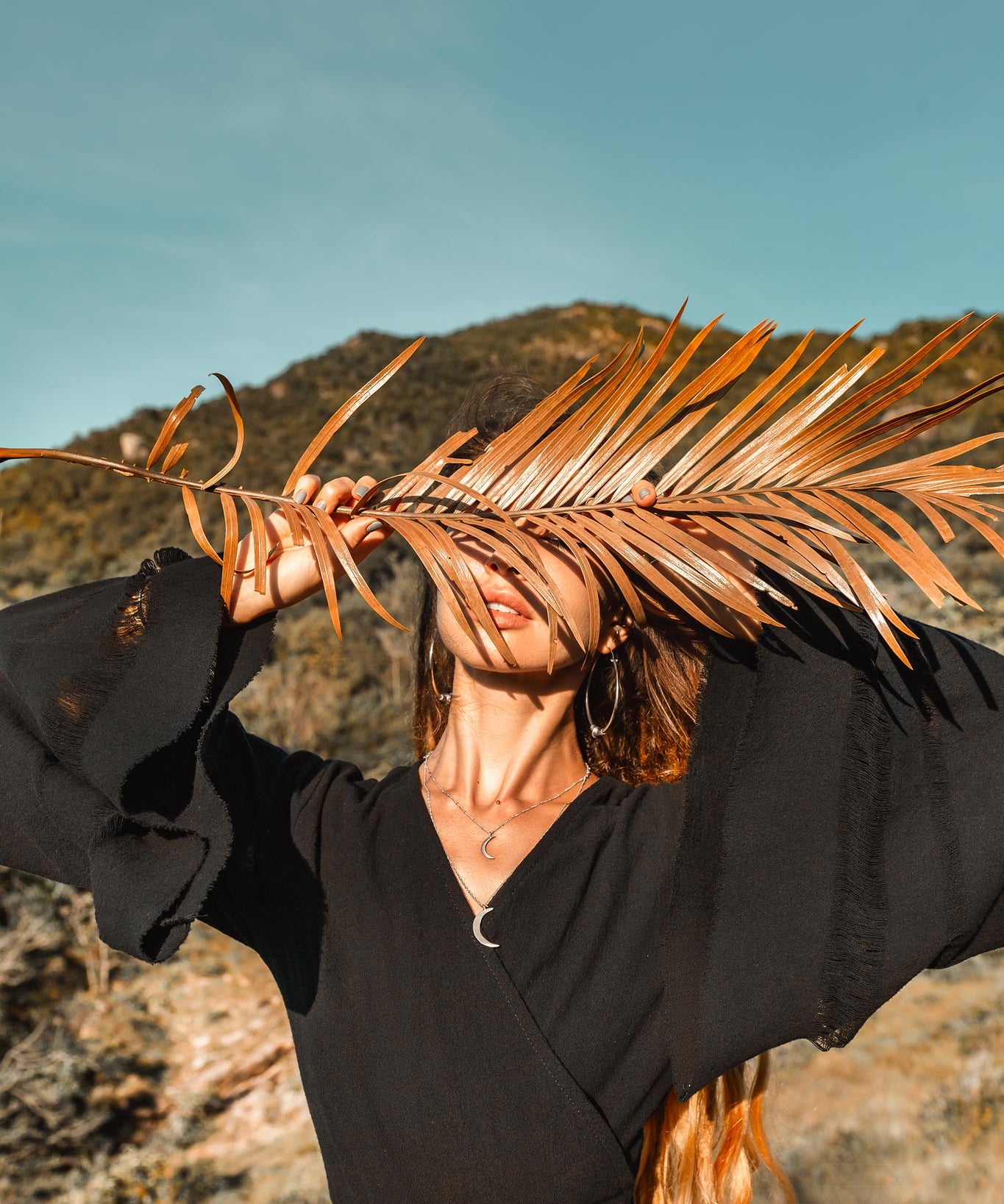 Organic Top Women, Wide Sleeve Crop Top, Organic Kimono Blouse - AYA Sacred Wear