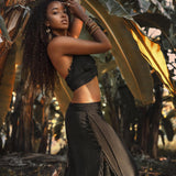 Wrap Maxi Skirt Handmade Boho Long Skirt Long Cotton Skirt by AYA Sacred Wear