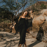 Wrap Maxi Skirt, Boho Maxi Skirt, Wrap Around Skirt - AYA Sacred Wear