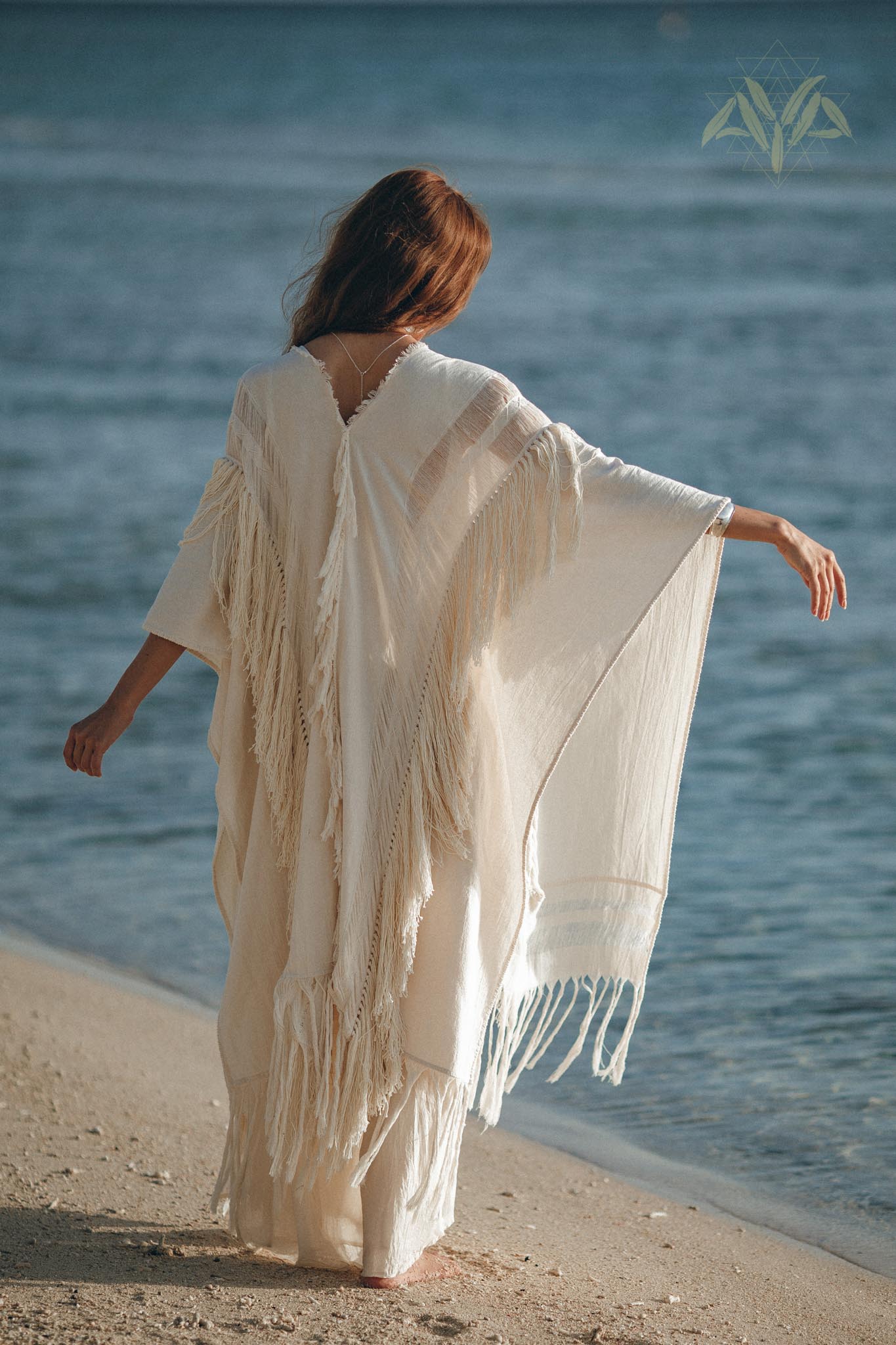 Bridal Boho Cape Poncho Hand - loomed - AYA SW IDR