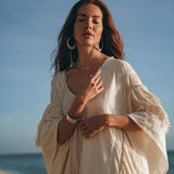 Bridal Boho Cape Poncho Hand - loomed - AYA SW IDR