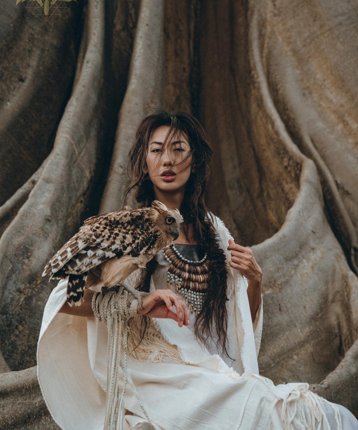 Bridal Boho Cape Poncho Hand - loomed - AYA SW IDR