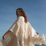 Bridal Boho Cape Poncho Hand - loomed - AYA SW IDR