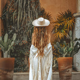 Bridal Boho Cape Poncho Hand - loomed - AYA SW IDR