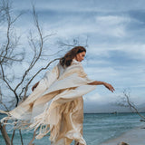 Bridal Boho Cape Poncho Hand - loomed - AYA SW IDR