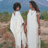 Bridal Boho Cape Poncho Hand - loomed - AYA SW IDR