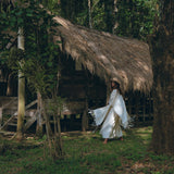 Bridal Poncho Robe • Boho Cape for Women • Bohemian Kimono Overcoat - AYA SW IDR