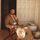 Brown Linen Blazer Jacket for Men - AYA SW IDR