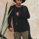 Dark Green Long Cotton Pants for Men - AYA SW IDR