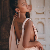 Dusty Pink Greek Dress • Pink Multiway Dress • Boho Wedding Dress - AYA SW IDR