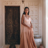 Dusty Pink Greek Dress • Pink Multiway Dress • Boho Wedding Dress - AYA SW IDR