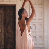 Dusty Pink Greek Dress • Pink Multiway Dress • Boho Wedding Dress - AYA SW IDR