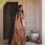 Dusty Pink Greek Dress • Pink Multiway Dress • Boho Wedding Dress - AYA SW IDR