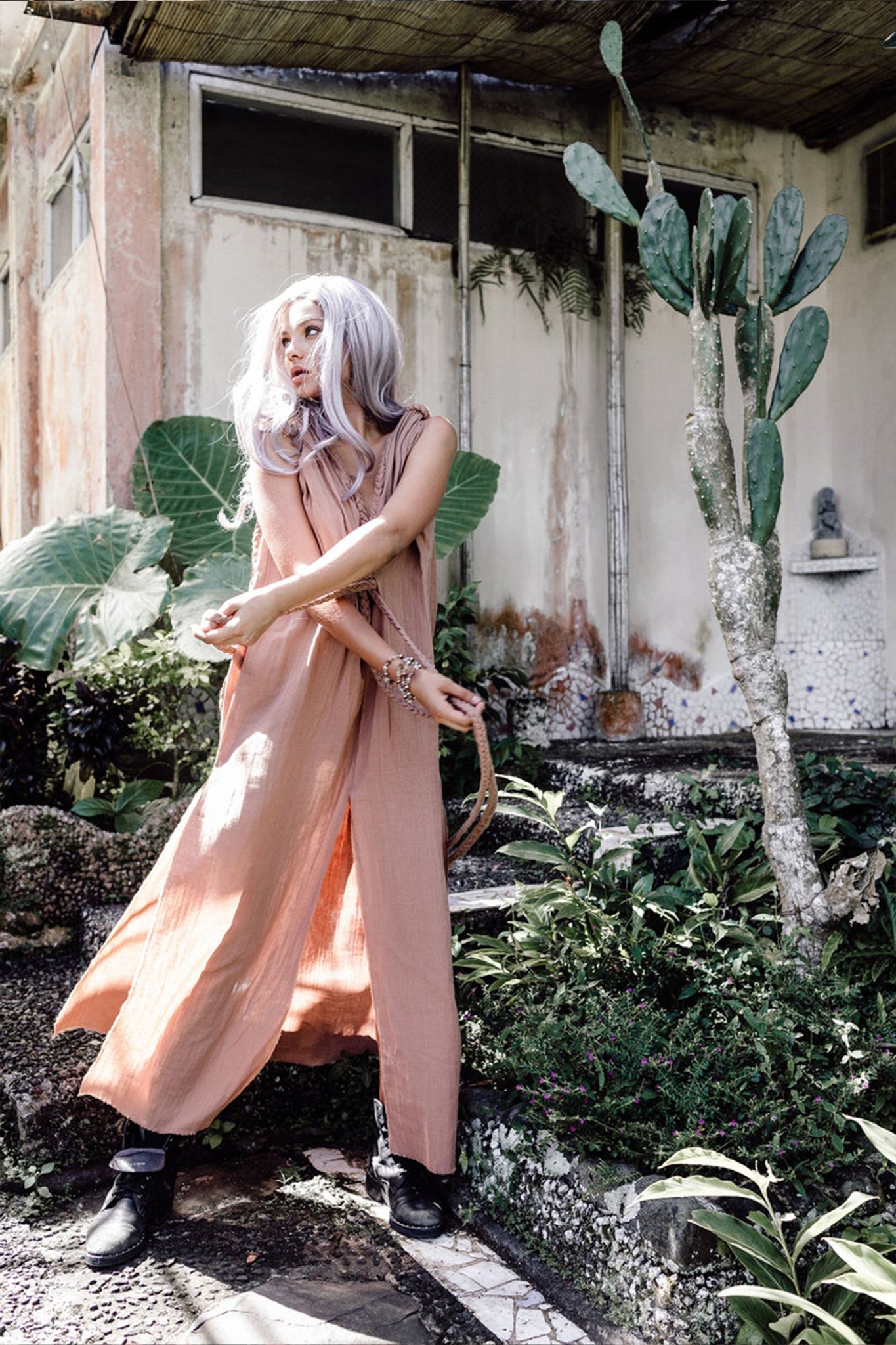 Dusty Pink Nomad Spirit Dress (Adjustable size, multiway dress) - AYA SW IDR