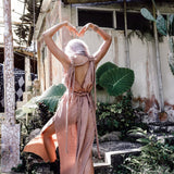 Dusty Pink Nomad Spirit Dress (Adjustable size, multiway dress) - AYA SW IDR