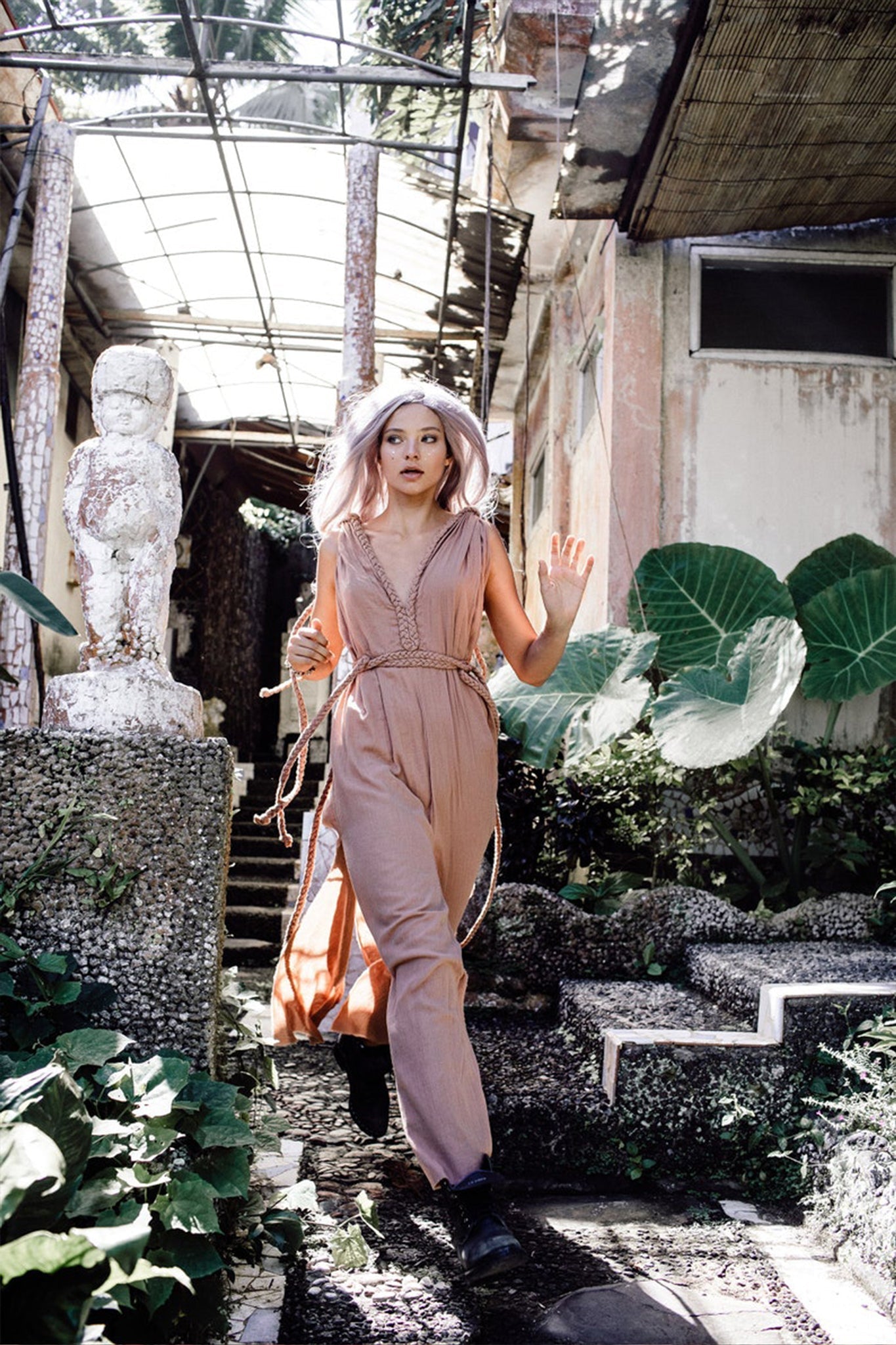 Dusty Pink Nomad Spirit Dress (Adjustable size, multiway dress) - AYA SW IDR