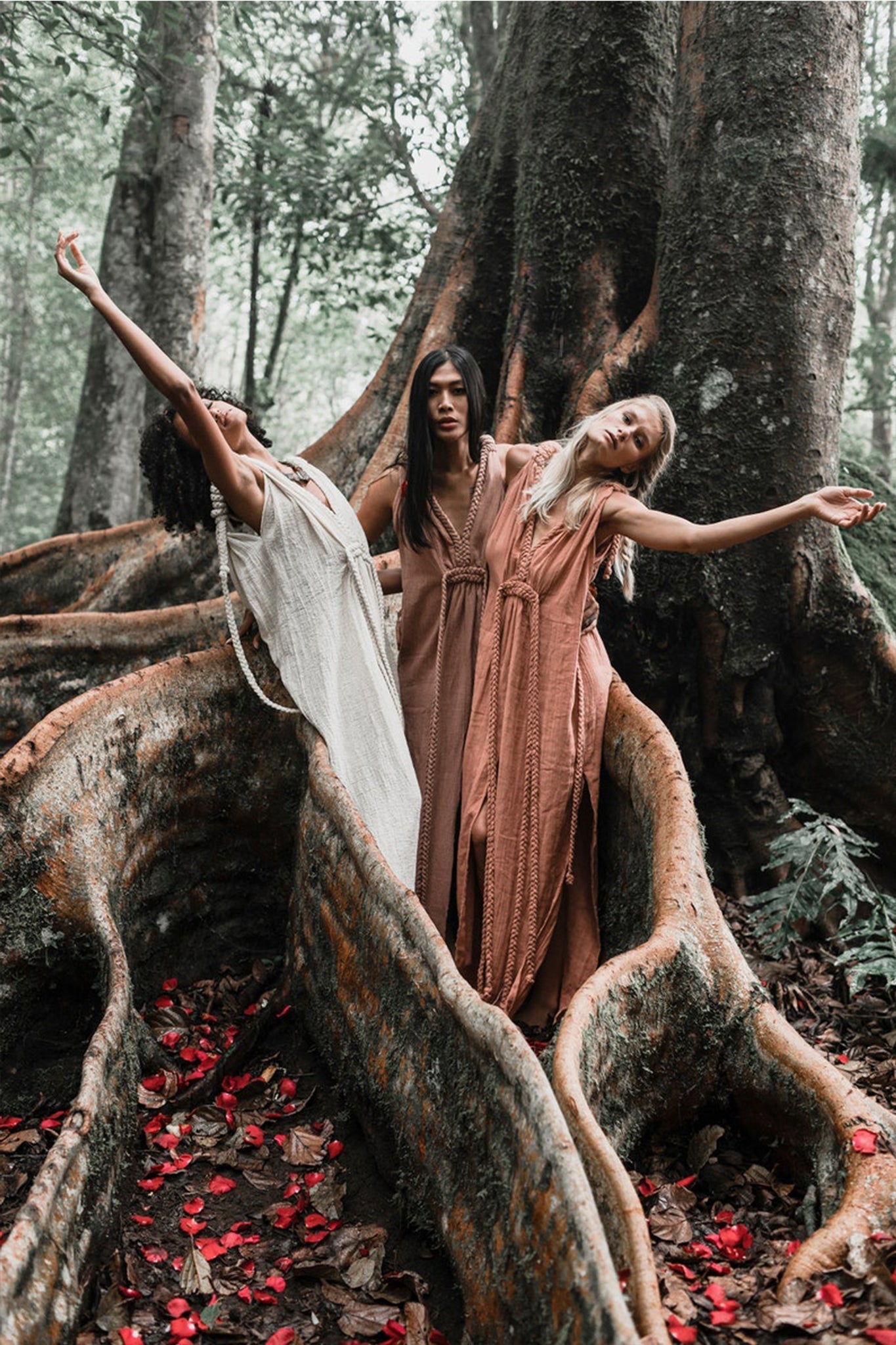 Dusty Pink Nomad Spirit Dress (Adjustable size, multiway dress) - AYA SW IDR