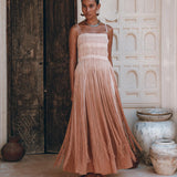 Dusty Pink Tribal Goddess Slip Over • Ethnic Handwoven Macrame Net Overlay Dress - AYA SW IDR