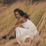 Greek Goddess Dress • Boho Dress • Organic Cotton Bridesmaid Dress • Bohemian Dress - AYA SW IDR