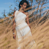 Greek Goddess Dress • Boho Dress • Organic Cotton Bridesmaid Dress • Bohemian Dress - AYA SW IDR