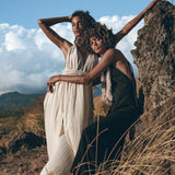 Greek Goddess Dress • Simple Wedding Dress • Organic Cotton Bridesmaid Dress - AYA SW IDR