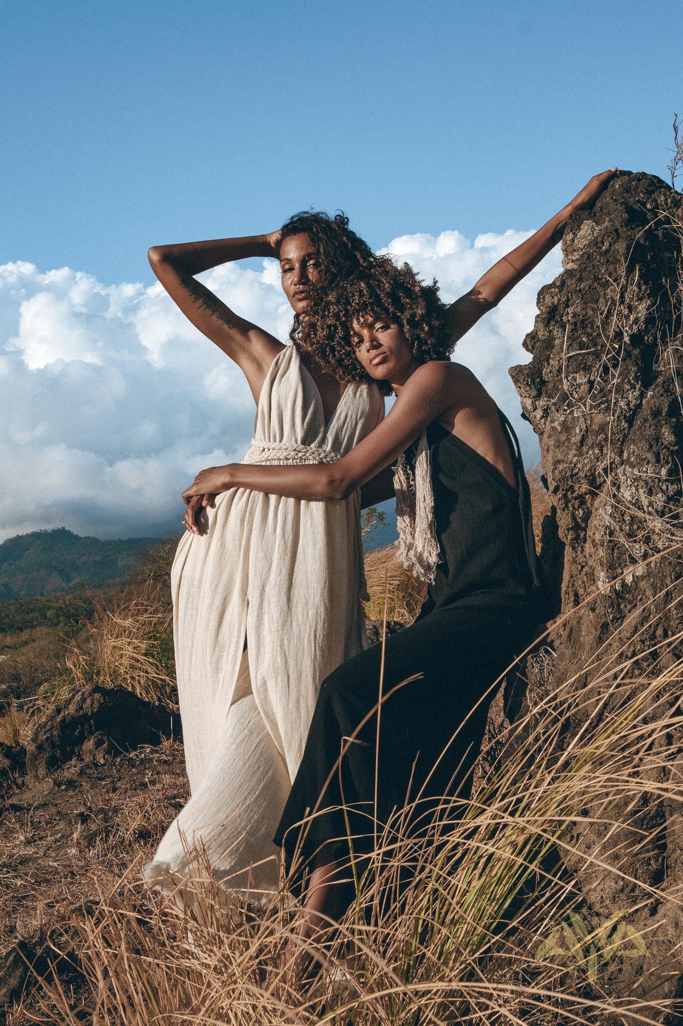 Greek Goddess Dress • Simple Wedding Dress • Organic Cotton Bridesmaid Dress - AYA SW IDR