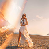 Greek Goddess Dress • Simple Wedding Dress • Organic Cotton Bridesmaid Dress - AYA SW IDR