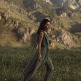 Green Nomad Spirit Dress (Adjustable size, multiway dress) - AYA SW IDR