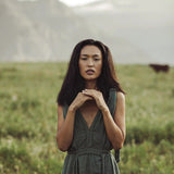 Green Nomad Spirit Dress (Adjustable size, multiway dress) - AYA SW IDR