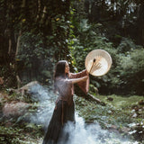 Grey Cotton Boho Skirt - AYA SW IDR