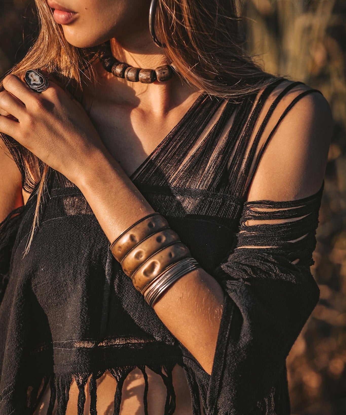 Hand Loomed Cotton Blouse • Bohemian Top Women • Boho Top - AYA SW IDR