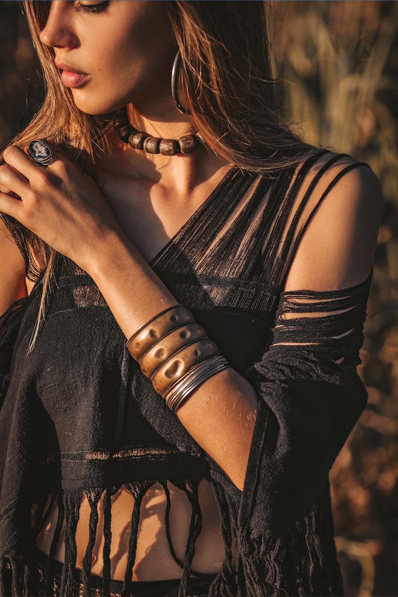 Hand Loomed Cotton Blouse • Bohemian Top Women • Boho Top - AYA SW IDR